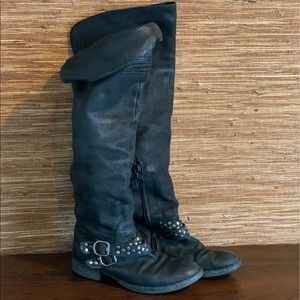 Slouchy Biker Boot